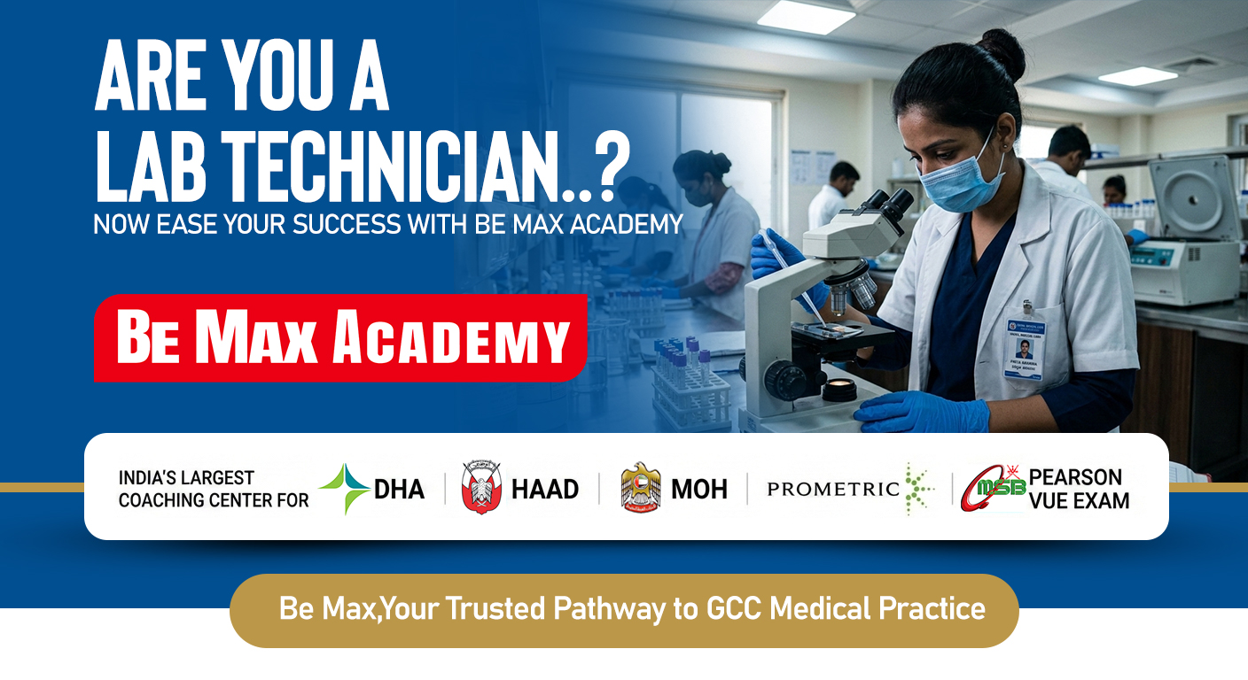 Be Max Academy — GCC medical licensing coaching for medical laboratory technologists and technicians
