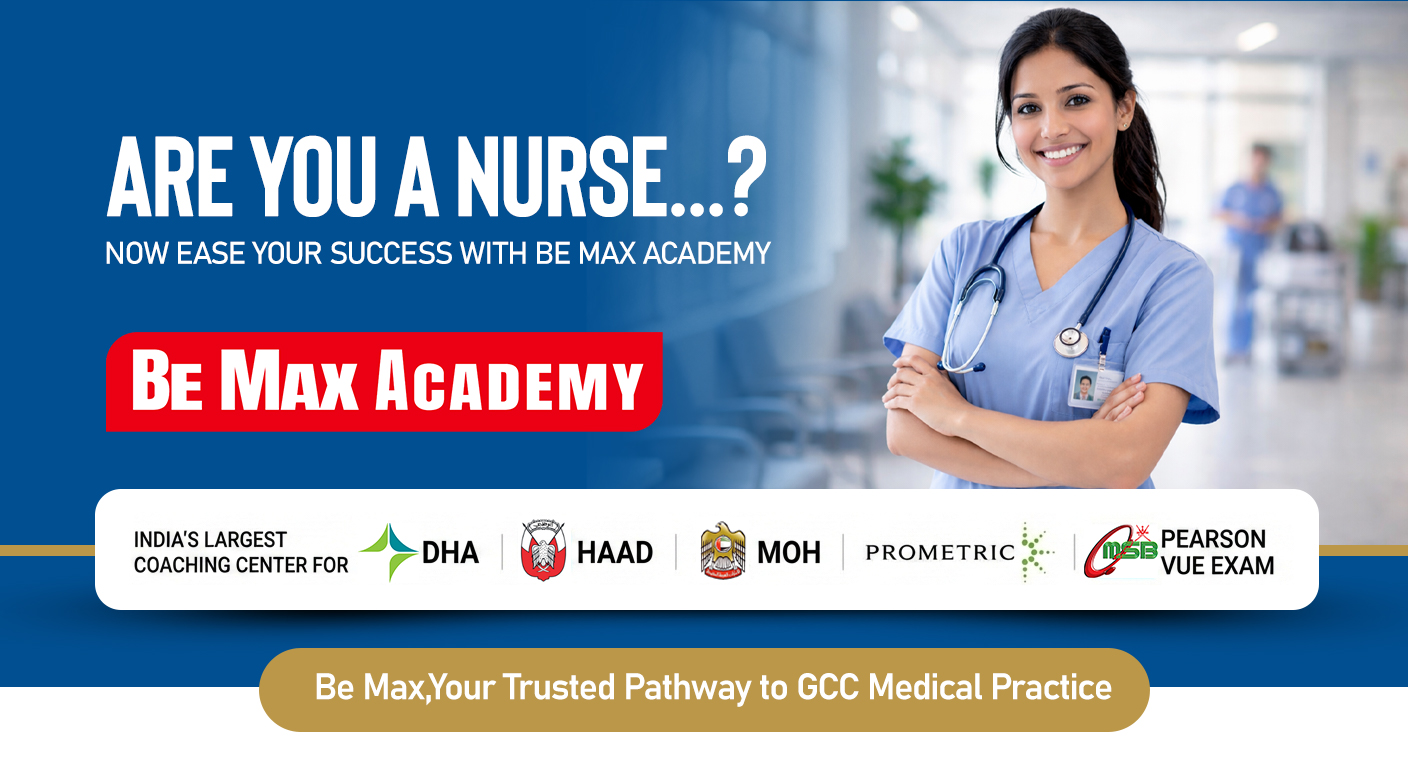 Be Max Academy — GCC medical licensing coaching for registered nurses