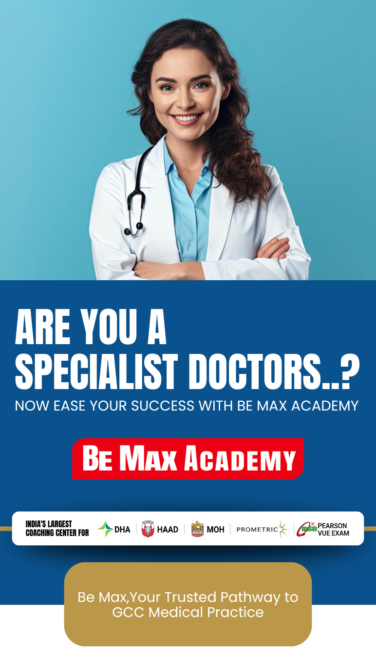 Be Max Academy — GCC medical licensing for specialists and consultants