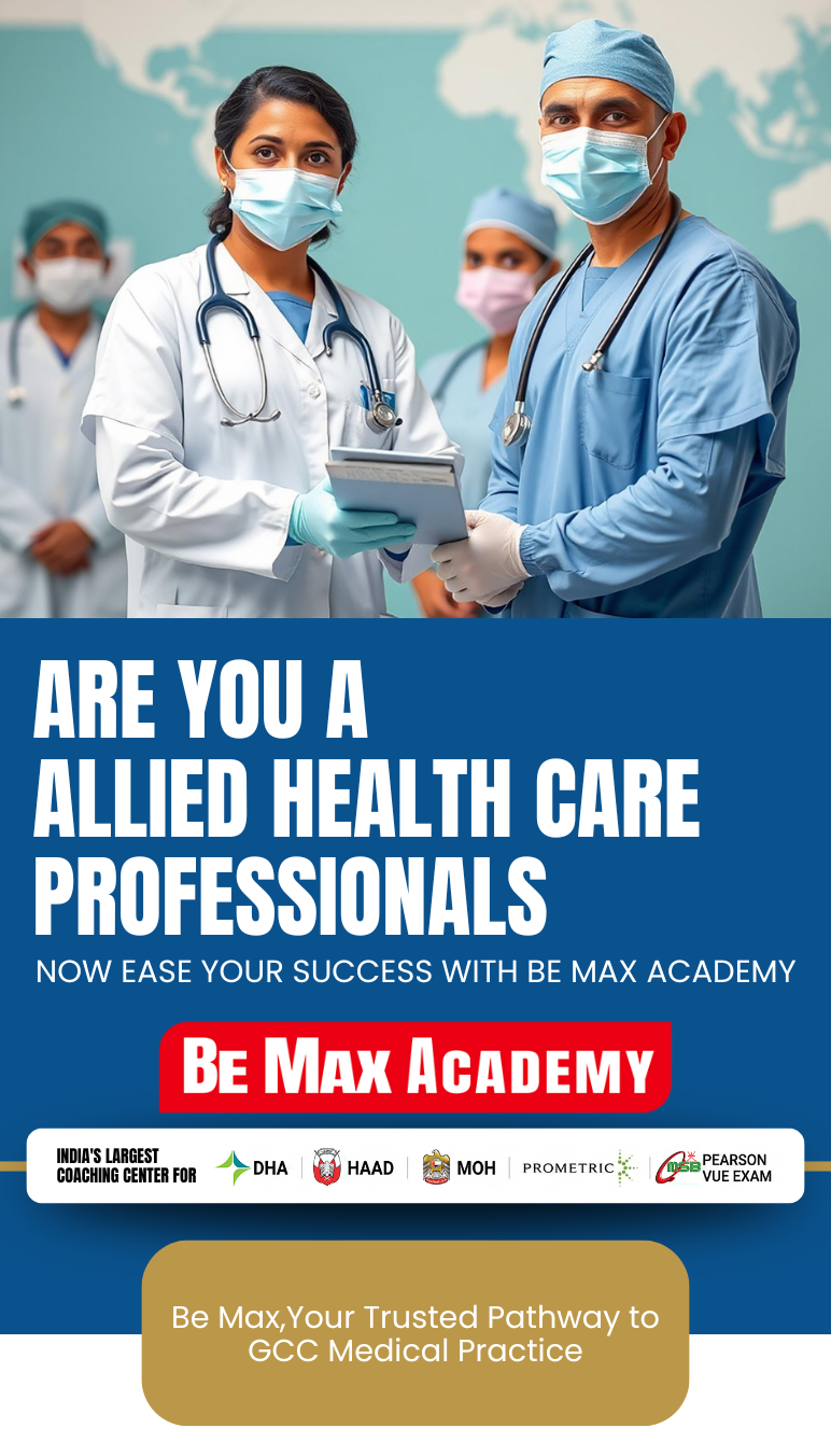 Be Max Academy — GCC allied health medical licensing resource